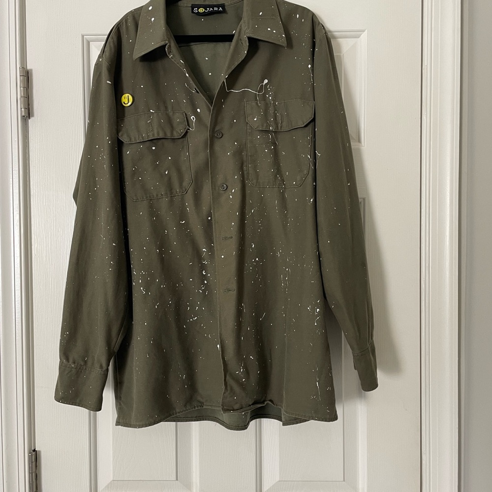 Edgy Fun Olive Green Women’s Jacket